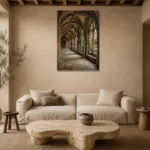 Premium Wall Art Dikey Html Edition – DARKACADEMİA0826074 presented in a sophisticated home setting