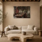 Premium Wall Art Yatay Html Edition – DARKACADEMİA0826088 presented in a sophisticated home setting