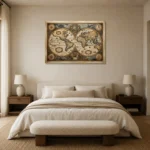 Premium Wall Art Yatay Html Edition – DARKACADEMİA0826096 showcased in an elegant minimalist interior