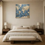 Premium Wall Art Kare Html Edition – DARKACADEMİA0826103 showcased in an elegant minimalist interior