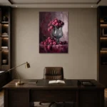 Premium Wall Art Dikey Html Edition – DINIGROOM0826031 displayed in a contemporary gallery-inspired room