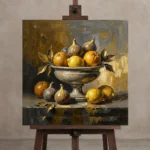 Premium Wall Art Kare Html Edition – DINIGROOM0826034 displayed on a studio easel
