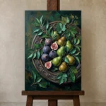 Premium Wall Art Dikey Html Edition – DINIGROOM0826041 displayed on a studio easel
