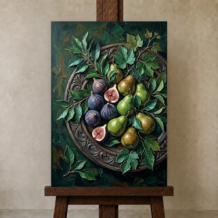 Premium Wall Art Dikey Html Edition – DINIGROOM0826041 displayed on a studio easel