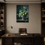 Premium Wall Art Dikey Html Edition – DINIGROOM0826042 displayed in a contemporary gallery-inspired room