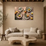 Premium Wall Art Yatay Html Edition – DINIGROOM0826048 presented in a sophisticated home setting