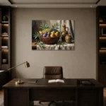 Premium Wall Art Yatay Html Edition – DINIGROOM0826056 displayed in a contemporary gallery-inspired room