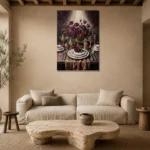 Premium Wall Art Dikey Html Edition – DINIGROOM0826058 presented in a sophisticated home setting