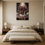 Premium Wall Art Dikey Html Edition – DINIGROOM0826058 showcased in an elegant minimalist interior