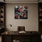 Premium Wall Art Kare Html Edition – DINIGROOM0826061 displayed in a contemporary gallery-inspired room