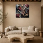 Premium Wall Art Kare Html Edition – DINIGROOM0826061 presented in a sophisticated home setting