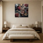 Premium Wall Art Kare Html Edition – DINIGROOM0826061 showcased in an elegant minimalist interior