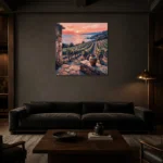 Premium Wall Art Kare Html Edition – DINIGROOM0826072 shown in a warm modern interior