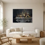 Premium Wall Art Yatay Html Edition – DINIGROOM0826075 styled in a refined neutral interior