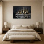 Premium Wall Art Yatay Html Edition – DINIGROOM0826075 showcased in an elegant minimalist interior