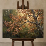Premium Wall Art Yatay Html Edition – DINIGROOM0826082 displayed on a studio easel