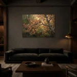 Premium Wall Art Yatay Html Edition – DINIGROOM0826082 shown in a warm modern interior