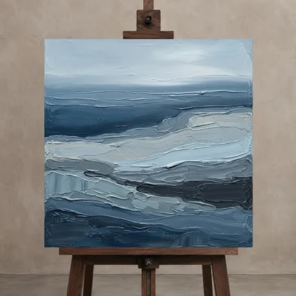 Premium Wall Art Kare Html Edition – DINIGROOM0826097 displayed on a studio easel
