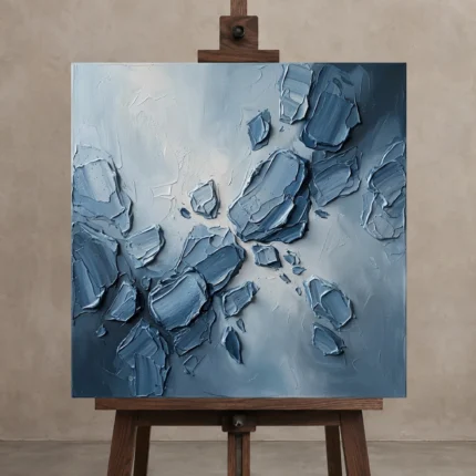 Premium Wall Art Kare Html Edition – DINIGROOM0826098 displayed on a studio easel