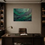 Premium Wall Art Yatay Html Edition – DINIGROOM0826100 displayed in a contemporary gallery-inspired room