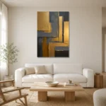Premium Wall Art Dikey Html Edition – DINIGROOM0826103 styled in a refined neutral interior
