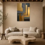 Premium Wall Art Dikey Html Edition – DINIGROOM0826103 presented in a sophisticated home setting