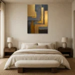 Premium Wall Art Dikey Html Edition – DINIGROOM0826103 showcased in an elegant minimalist interior