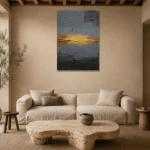 Premium Wall Art Dikey Html Edition – DINIGROOM0826104 presented in a sophisticated home setting