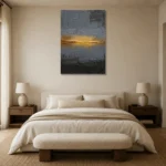 Premium Wall Art Dikey Html Edition – DINIGROOM0826104 showcased in an elegant minimalist interior