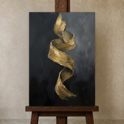 Premium Wall Art Dikey Html Edition – DINIGROOM0826105 displayed on a studio easel