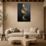 Premium Wall Art Dikey Html Edition – DINIGROOM0826105 presented in a sophisticated home setting