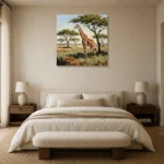 Premium Wall Art Kare Html Edition – ETNICHWALL0826027 showcased in an elegant minimalist interior