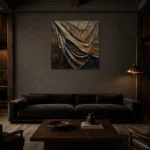 Premium Wall Art Kare Html Edition – ETNICHWALL0826036 shown in a warm modern interior
