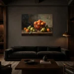 Premium Wall Art Yatay Html Edition – ETNICHWALL0826037 shown in a warm modern interior