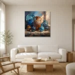 Premium Wall Art Kare Html Edition – ETNICHWALL0826043 styled in a refined neutral interior
