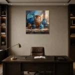 Premium Wall Art Kare Html Edition – ETNICHWALL0826043 displayed in a contemporary gallery-inspired room