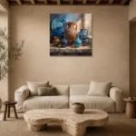 Premium Wall Art Kare Html Edition – ETNICHWALL0826043 presented in a sophisticated home setting