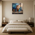 Premium Wall Art Kare Html Edition – ETNICHWALL0826043 showcased in an elegant minimalist interior