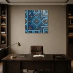 Premium Wall Art Kare Html Edition – ETNICHWALL0826044 displayed in a contemporary gallery-inspired room