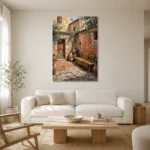 Premium Wall Art Dikey Html Edition – ETNICHWALL0826049 styled in a refined neutral interior