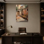 Premium Wall Art Dikey Html Edition – ETNICHWALL0826049 displayed in a contemporary gallery-inspired room