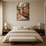 Premium Wall Art Dikey Html Edition – ETNICHWALL0826049 showcased in an elegant minimalist interior