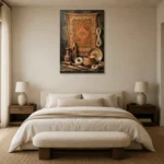 Premium Wall Art Dikey Html Edition – ETNICHWALL0826051 showcased in an elegant minimalist interior