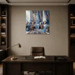 Premium Wall Art Kare Html Edition – ETNICHWALL0826052 displayed in a contemporary gallery-inspired room