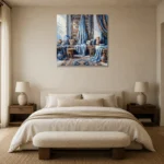 Premium Wall Art Kare Html Edition – ETNICHWALL0826052 showcased in an elegant minimalist interior