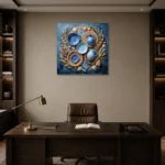 Premium Wall Art Kare Html Edition – ETNICHWALL0826054 displayed in a contemporary gallery-inspired room