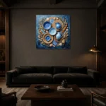 Premium Wall Art Kare Html Edition – ETNICHWALL0826054 shown in a warm modern interior