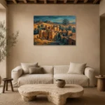 Premium Wall Art Yatay Html Edition – ETNICHWALL0826057 presented in a sophisticated home setting