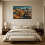 Premium Wall Art Yatay Html Edition – ETNICHWALL0826057 showcased in an elegant minimalist interior