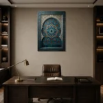 Premium Wall Art Dikey Html Edition – ETNICHWALL0826058 displayed in a contemporary gallery-inspired room